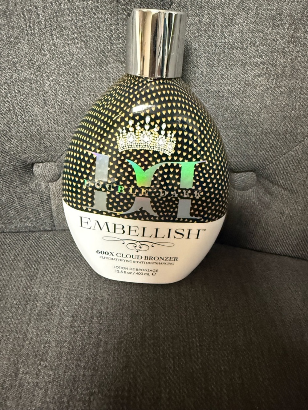 Devoted Creations Embellish 600X Cloud Bronzer - Black & White Bottle